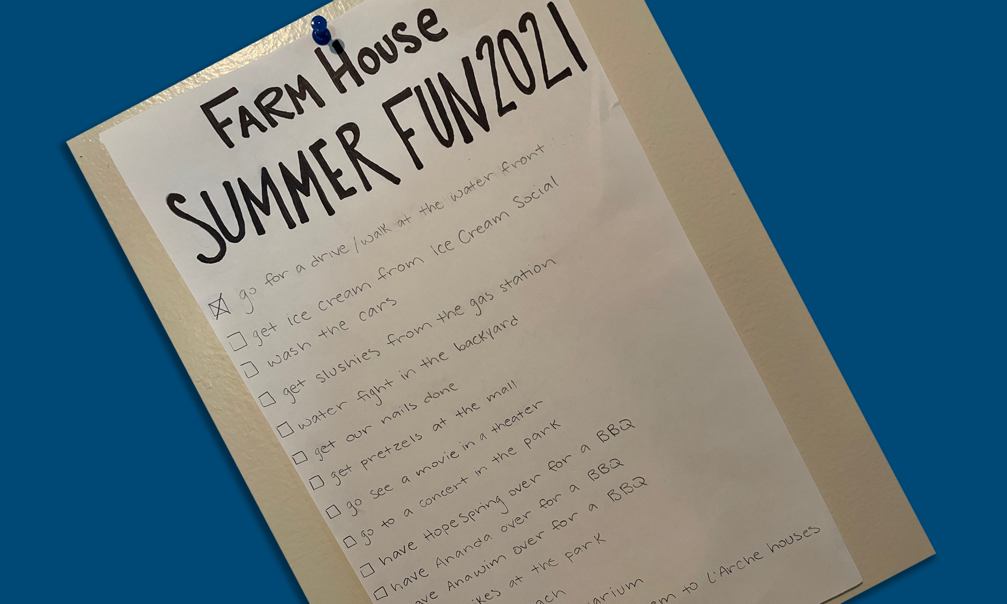 FH Summer Fun List 2021